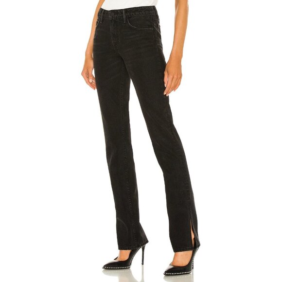 GRLFRND Hailey Low Rise Slim Boot Ankle Slit Jeans in Sunset Strip - Picture 3 of 7